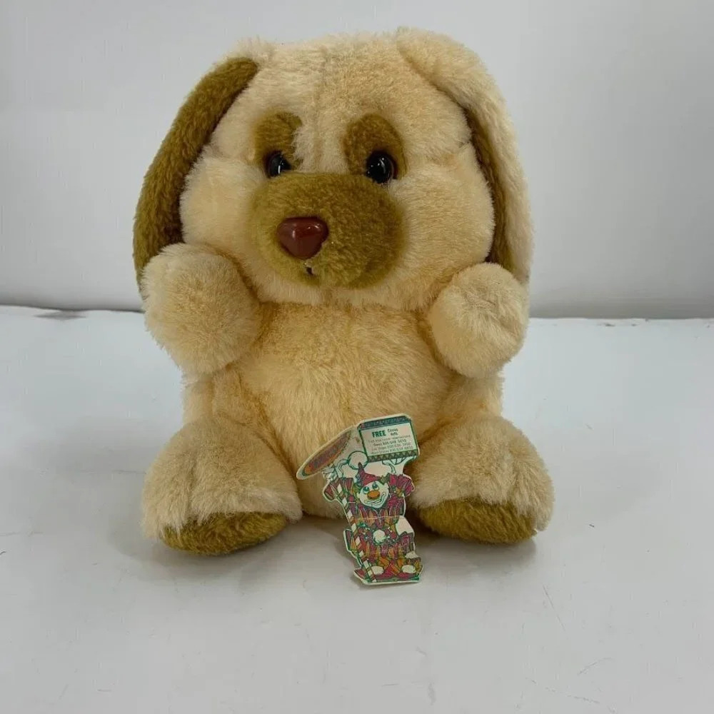 America Wego Vintage Brown Bunny Circus Circus Rabbit Puppy‎ Stuffed Animal 1982